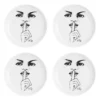 SIDE PLATE SET OF 4 \ It's A Secret!