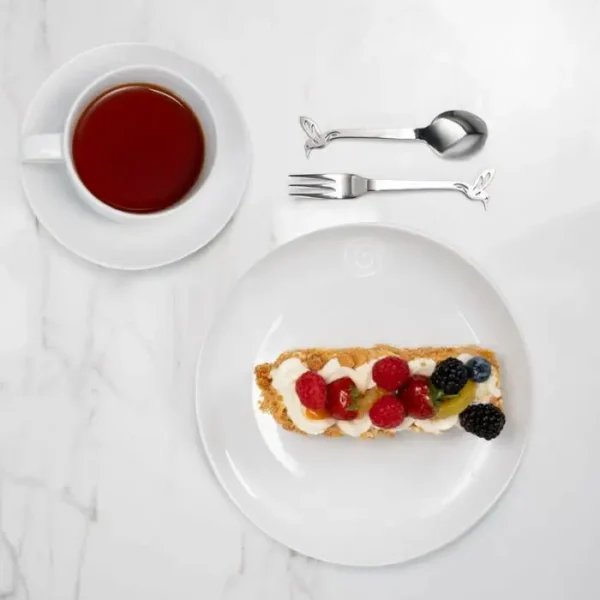 cb24_cake422-small DINNER PLATE SET OF 4 \ Swirl